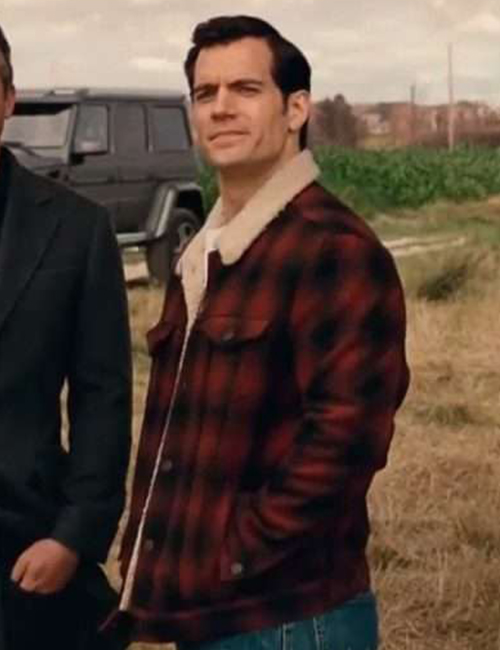 Henry Cavill Justice League Black and Red Jacket