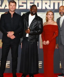 Chris Hemsworth Transformers One Black Coat