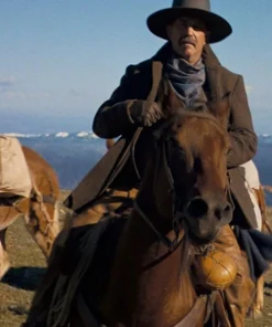 Kevin Costner Horizon An American Saga Brown Coat