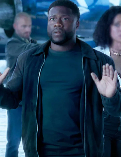Kevin Hart Lift Green Suede Jacket