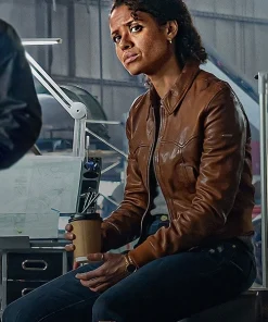 Lift Abby Brown Leather Jacket
