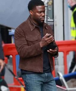 Lift Kevin Hart Brown Suede Leather Jacket
