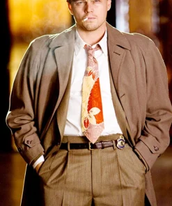 Shutter Island Leonardo DiCaprio Brown Coat