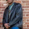 Black Mafia Family Terry Flenory Black Leather Jacket