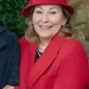 Christmas In Notting Hill Lynne Red Wool Coat