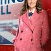 Christmas In Notting Hill Sarah Ramos Pink Coat