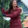 Christmas Under the Lights Heather Hemmens Maroon Jacket