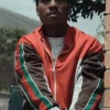 Demetrius Lil BMF Season 3 Orange Jacket