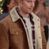 Jonathan Keltz Christmas By Design Brown Leather Jacket