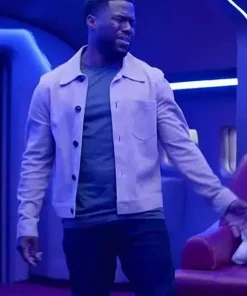 Kevin Hart Lift Movie Cyrus Beige Cotton Jacket