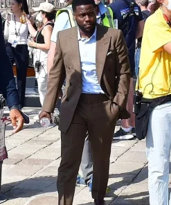 Lift Kevin Hart Double Breasted Brown Suit