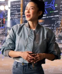 Lift Mi-Sun Cropped Bomber Jacket