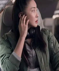 Lift Yun Jee Kim Green Bomber Parachute Jacket