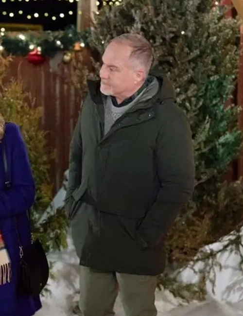 Our Christmas Mural Neil Crone Hooded Jacket