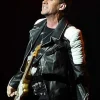 Roy Hay Concert Palms Casino Black and White Leather Jacket