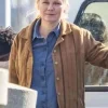 Civil War Kirsten Dunst Brown Jacket