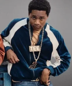 Da’Vinchi BMF Black Mafia Family ‘Southwest T’ Terry Flenory Blue Track Jacket