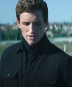 Eddie Redmayne Jackal Black Wool Jacket