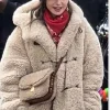 Emily In Paris S04 Lily Collins Shearling Coat