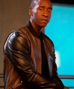 James Rhodes Civil War Leather Jacket