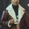 Jason Statham Takes On Holiday Ops Shearling Jacket