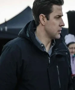 John Krasinski Tom Clancy’s Black Cotton Jacket