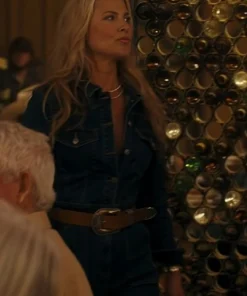 TV Series Landman 2024 Angela Norris Blue Denim Jumpsuit