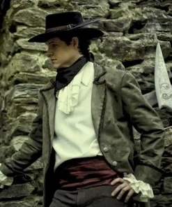 TV Series The Wheel Of Time Mat Cauthon Wool Long Grey Coat