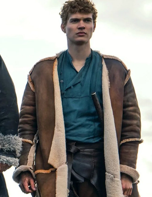 The Wheel Of Time Josha Stradowski Shearling Coat