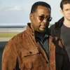 Tom Clancy Jack Ryan Wendell Pierce Suede Jacket
