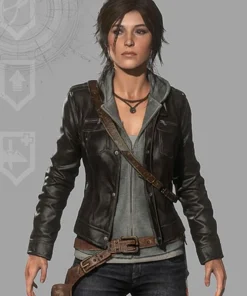 Alicia Vikander Tomb Raider Leather Jacket