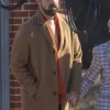 Back in Action Jamie Demetriou Brown Coat