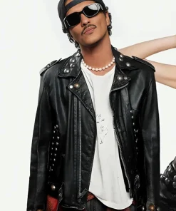 Bruno Mars Apt Biker Leather Jacket