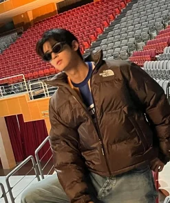 Cha Eun-woo Black Puffer Jacket