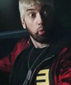 Eminem Houdini Song Red Hooded Jacket