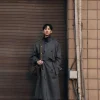 Park Sung-hoon Black Trench Coat