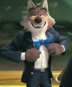 The Bad Guys Movie 2025 Mr. Wolf Blazer