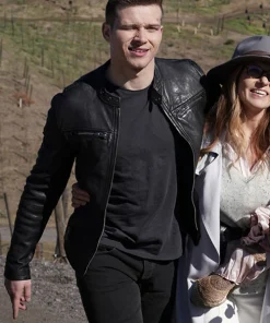 Evan Buckley 911 Leather Jacket