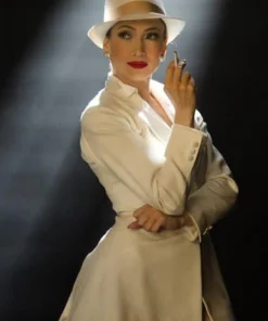 Jennifer Lopez Kiss of The Spider Woman White Coat