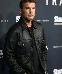 Transfusion 2023 Movie Premiere Ryan Logan Black Leather Jacket