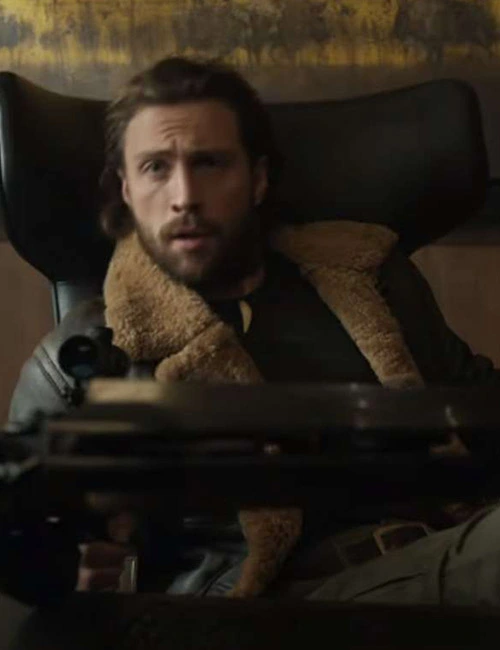 Aaron Taylor Johnson Kraven the Hunter Shearling Jacket