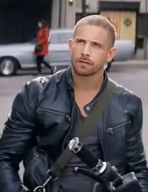 Adam Woodward Man with No Past 2025 Ryder Black Biker Leather Jacket