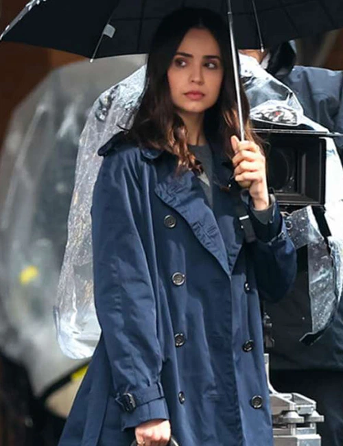 Alex The Life List 2025 Movie Sofia Carson Blue Coat