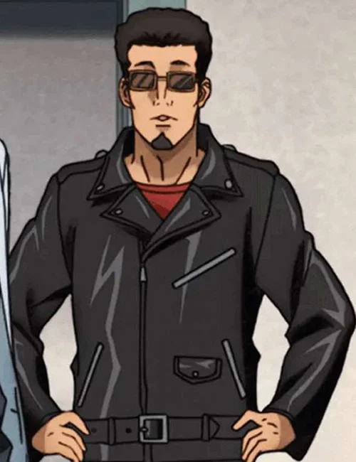 Boiled Sakamoto Days 2025 Black Biker Jacket