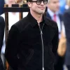 Brad Pitt F1 2025 Black Leather Jacket
