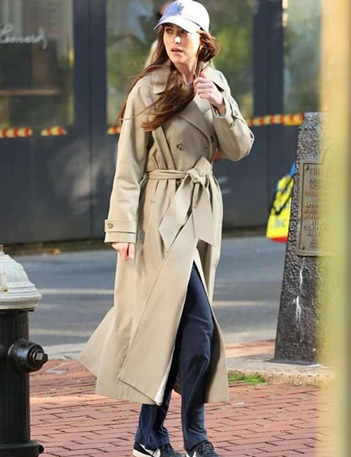 Dakota Johnson Materialists Beige Coat
