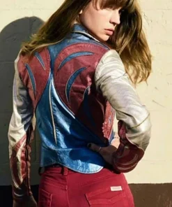 Girlboss Britt Robertson Multi-color Jacket