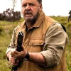 Kraven the Hunter Russell Crowe Brown Vest