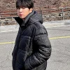 Lee Sang-yeob Black Puffer Jacket
