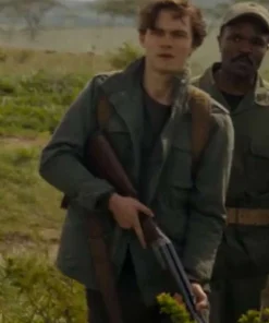 Levi Miller Kraven the Hunter Green Jacket
